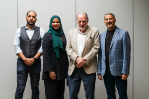 Jamal Suleiman, Arshia Ali-Khan, Mouffa Nahhas and Dr. Hatem Bazian; our esteemed Board of Directors alongside our CEO