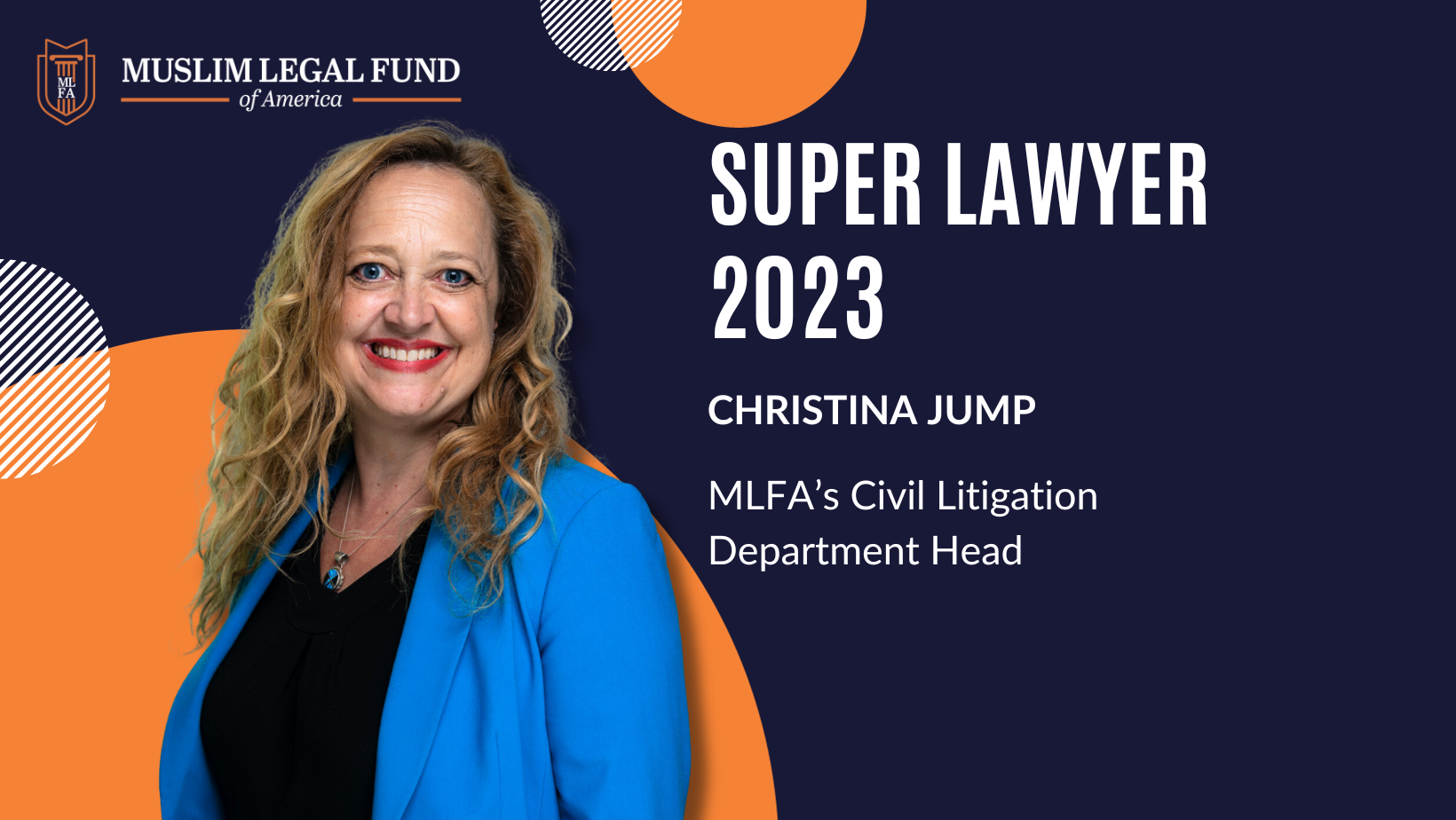 Celebrating Excellence: Christina Jump, SuperLawyer for Five Years