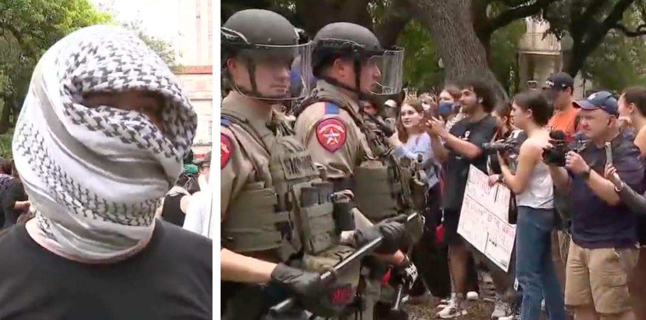 University of Texas students sue school, governor over ‘trauma’ from ‘violent police tactics’ when Gaza camp was shut down